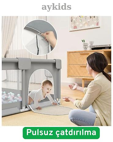 Manejlər: 🧸🏠 **Aykids Uşaq Oyun Parkı** 🏠🧸 👶 Körpənizin təhlükəsiz şəkildə — 4