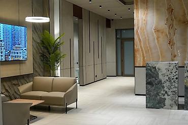 ско: Сдаю Офисный кабинет: 58 м², В бизнес центре, С ремонтом, Первая линия — 10