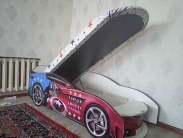 Другие товары для детей: Кровать машинка от2х лет длина 1.80см ширина 80см Высота 60см