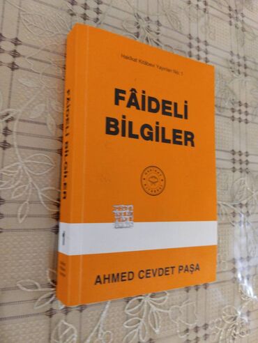 kitab sekilleri: "Faideli bilgiler" Ahmed Cevdet Paşa. Kitab ideal vəziyyətdədir