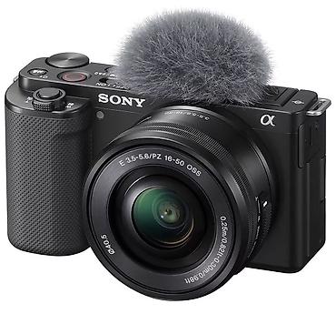 Видеокамеры: Sony ZV-E10 с объективом E PZ 16–50mm f/3.5–5.6 OSS - Компактная — 2