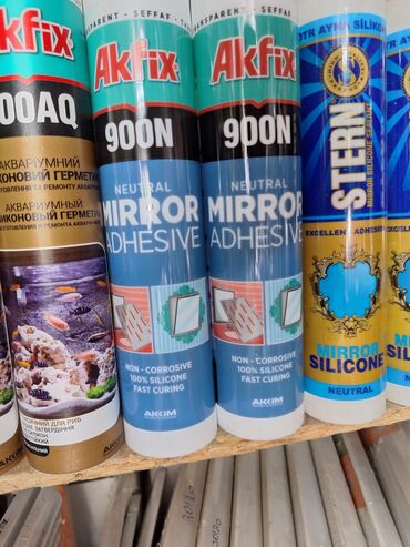 клей для стекол: Нейтральный силиконовый клей Akfix 900N Mirror Adhesive предназначен