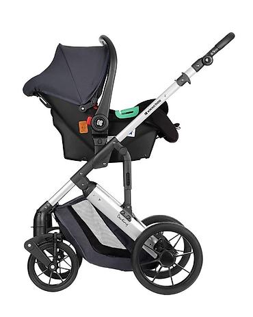 biciklisticki: KIKKA BOO Darling – premium 3u1 kolica sa I-Size auto sedištem, dark — 9