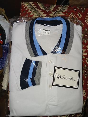 Uşaq/yeniyetmə polo köynəyi - Brend etiketi: “Loro Piana” - Rəng: ağ at lalafo.az — 2 Uşaq/yeniyetmə polo köynəyi - Brend etiketi: “Loro Piana” - Rəng: ağ — 2