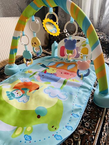 развивающий коврик playgro: Детский коврик Новый, Развивающий, Овальный