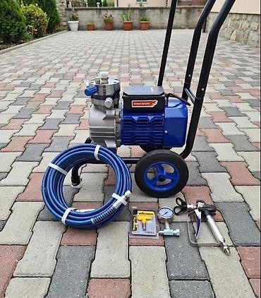 akcija akumulator: 🔥 PROFESIONALNA AIRLESS MAŠINA ZA KREČENJE I FARBANJE – 5000 W 🔥 — 4
