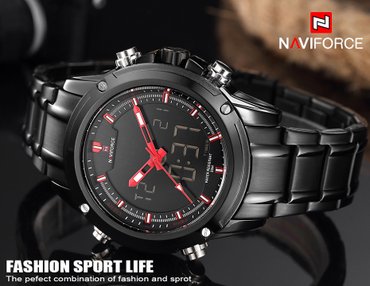 Ručni satovi: Muški analogno - digitalni ručni sat naviforce izuzetan model muškog — 8