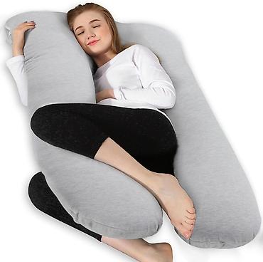 Подушки: Подушка для сна полного тела (body pillow) - Форма: U-образная или — 4