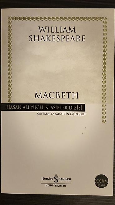 İdman və hobbi: Məhsul: Kitab – William Shakespeare “Macbeth” - Nəşr seriyası: Hasan — 1