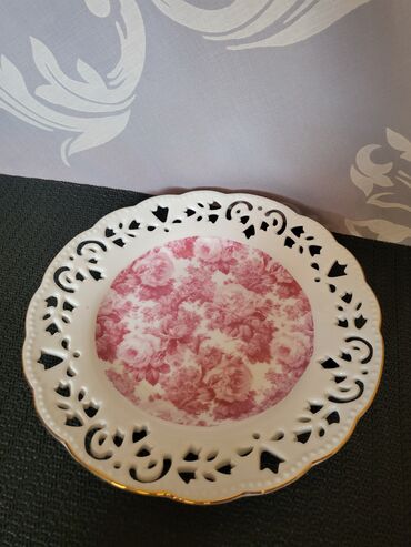 Ostalo posuđe: Tanjir nov, za posluzenje,ukras,porcelanski iz 70ih. Perfektan — 7