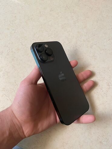 Apple iPhone: IPhone 14 Pro Max, 128 GB, Black Titanium, Face ID