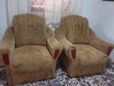 кресло диваны: Диван-кровать, цвет - Бежевый