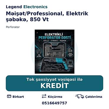 drel satışı: Elan başlığı: Perforator, Məişət/Professional, Elektrik şəbəkə, 850 Vt — 1