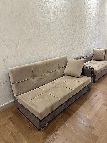 Диваны: Раскладной диван, Б/у, Раскладной, С подъемным механизмом, Ткань, Нет доставки — 5