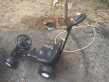 Uşaq dünyası: Uşaq üçün pedallı go-kart - Rəng: qara - 4 təkərli stabillik - — 3
