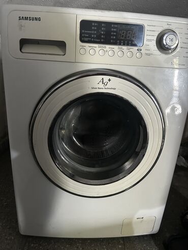 двигатель для стиральной машины: Paltaryuyan maşın Samsung, 5 kq, İşlənmiş, Avtomat, Qurutma var, Ünvandan götürmə