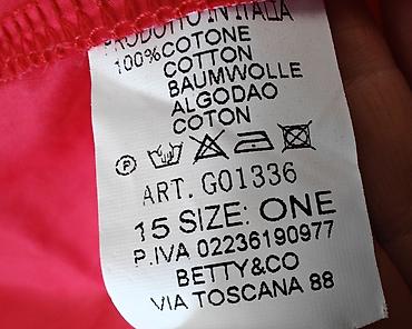 crop: Betty&Co color block haljina od pamuka. Uni velicina.Za s/m je. M — 3