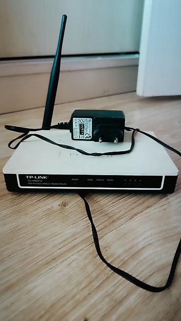 modem tp link 1 antena: Qara Qarayevde TP-Link TD-W8901G – 54M Wireless ADSL2+ Modem Router — 1