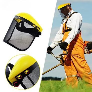 Baş geyimləri: Üz qoruyucu maska Üz qoruyucu maska satılır. Benzin və elektrikli — 6