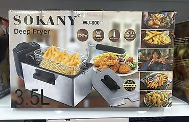 baking oven: Фритюрница SOKANY WJ-800 - Объем: 3,5 л - Мощность: 2000 Вт — — 1