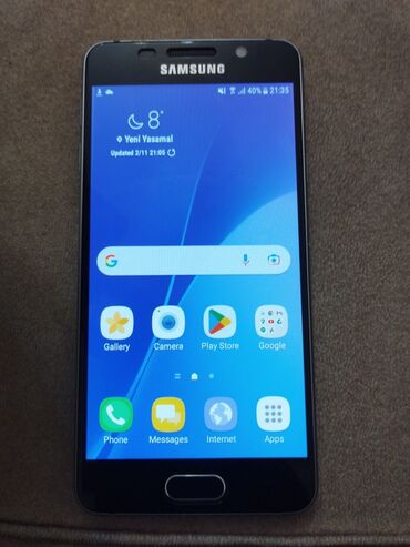 Samsung: Samsung Galaxy A3 2016, 16 GB, rəng - Qara, Düyməli, İki sim kartlı