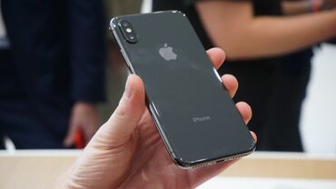 телефон на 10000: IPhone X, Колдонулган, 64 ГБ, Кара, Каптама, 100 %