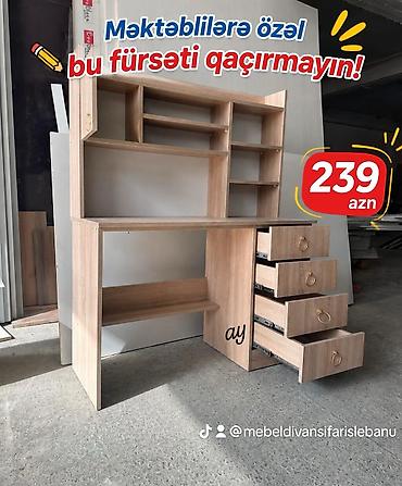 Düz masa, Stulsuz, Polkalı, Siyirməli, Teksturalı laminat lalafo.az -da Düz masa, Stulsuz, Polkalı, Siyirməli, Teksturalı laminat