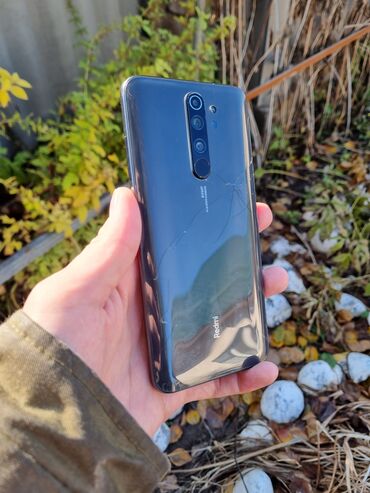 сяоми: Xiaomi, Redmi Note 8 Pro, Колдонулган, 128 ГБ, түсү - Кара, 2 SIM