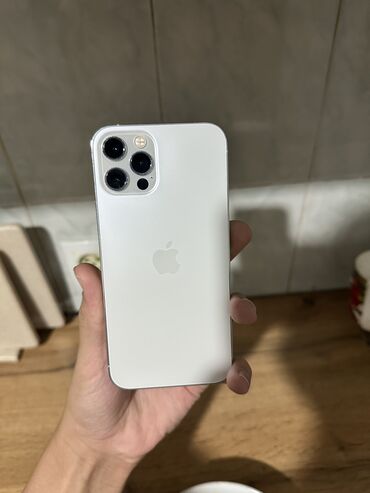 системник монитор: IPhone 12 Pro, Колдонулган, 256 ГБ, Ак, Коргоочу айнек, 76 %
