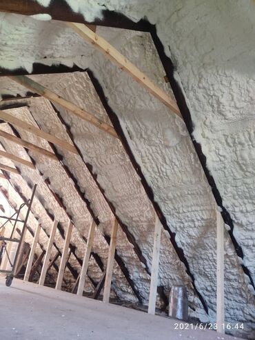 Утепление: Утепление крыши, Утепление потолоков | Утепление дома, Утепление цеха, Утепление квартиры Пенополиуретан Больше 6 лет опыта — 6