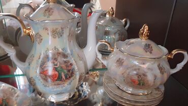 Çay dəstləri və servizlər: Çay dəsti, Farfor, 6 nəfərlik — 3