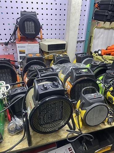 Тепловые пушки: Тепловая пушка Электрическая, более 2000 Вт, Регулировка температуры — 1