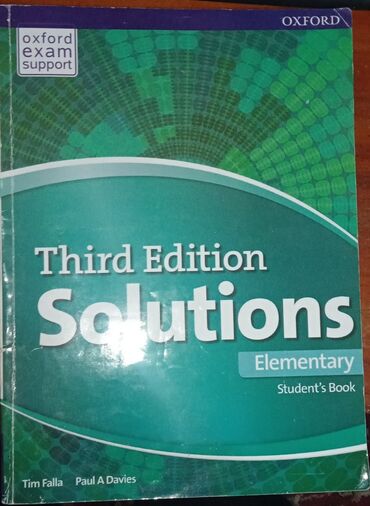 kohne kitab: Solution elementary student' book 3 ay işlenib