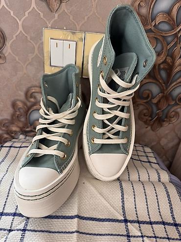 krosovka: Məhsul: Yüksək boğazlı platforma krossovkalar (Converse All Star — 3