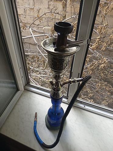 hq sexsi: Nərgilə (klassik şərq dizaynı) - Şüşə kolba: tünd mavi, üzərində — 1