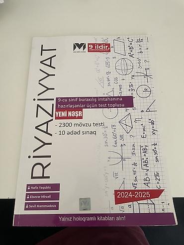 velosiped kameri qiymeti: Riyaziyyat 9-cu sinif, 2024 il — 1
