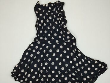 czarna sukienki rozkloszowana elegancka: Sukienka, L, stan - Dobry