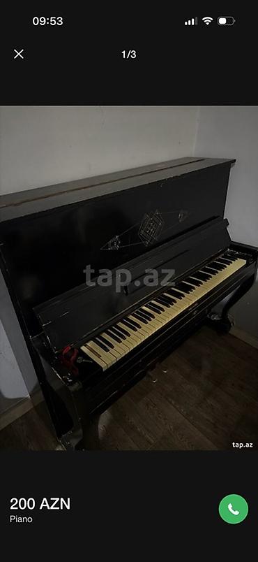 пианино баку: Piano – akustik, up-right tipli, qara rəngdə korpus. Klassik dizaynlı — 2
