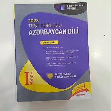 Testlər: Məhsul: 2023 “Test Toplusu – Azərbaycan dili” (I hissə) Təsvir: - — 1