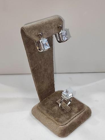 Серебряные наборы украшений: Серебряный Набор 925 пробы Дизайн под Италия Размеры имеются Цена — 3