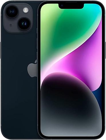 IPhone 14 Plus, Б/у, 256 ГБ, Midnight, Кабель, 74 %