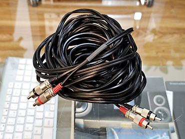 Aksesoari za TV i video: Interconnect RCA Činč Kabl 10 metara RCA audio kabl – 2x RCA na 2x RCA — 9