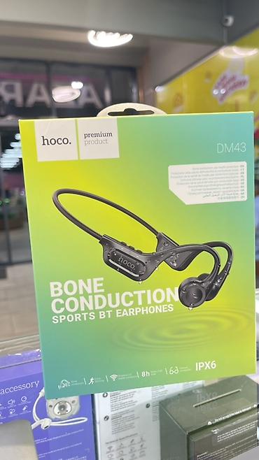 ugreen hitune max5c: Костные наушники, Hoco, Новый, цвет - Черный — 1