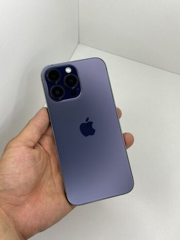 компьютер в рассрочку: IPhone 14 Pro Max, Колдонулган, 256 ГБ, Deep Purple, 86 %