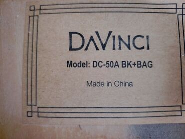 куплю книги бу бишкек: Акустическая гитара DaVinci DC-50A BK + чехол - Тип: классическая