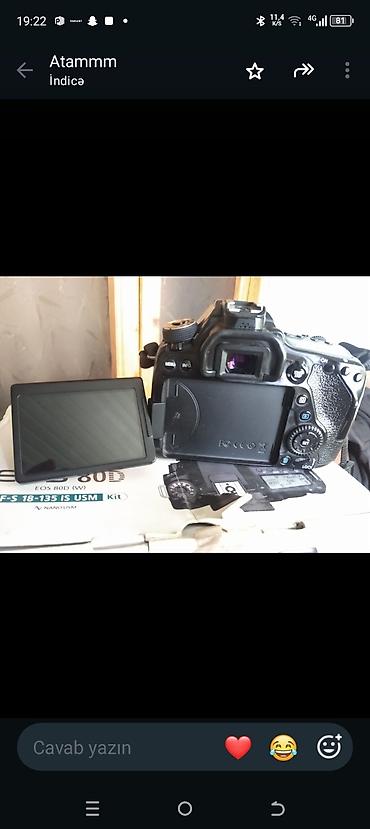 Фотоаппараты: Canon EOS 80D fotoaparat dəsti - Korpus: Canon EOS 80D (APS‑C, DSLR) — 1