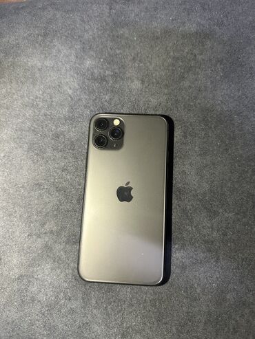 телефон 11про: IPhone 11 Pro, Б/у, 256 ГБ, Matte Space Gray, Защитное стекло, Чехол, 83 %