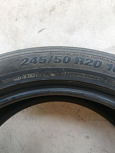 Шины 245 / 50 / R 20, Лето, Б/у, 1 шт, Внедорожные (АТ/МТ), Япония, Kumho at lalafo.kg Шины 245 / 50 / R 20, Лето, Б/у, 1 шт, Внедорожные (АТ/МТ), Япония, Kumho