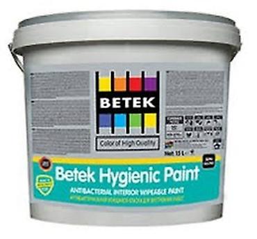 Акриловая краска: Краска Betek Hygienic Paint — антибактериальная моющаяся интерьерная — 1