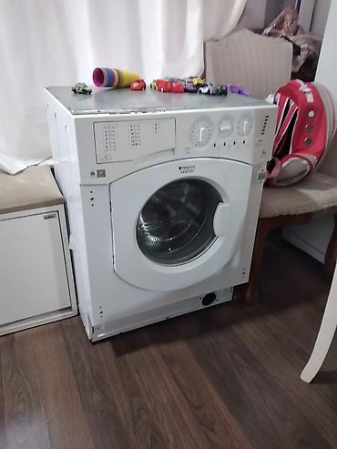 ikinci əl aristonlar: Paltaryuyan maşın Hotpoint Ariston, 7 kq, İşlənmiş, Avtomat, Qurutmasız, Kredit yoxdur, Ödənişli çatdırılma — 1